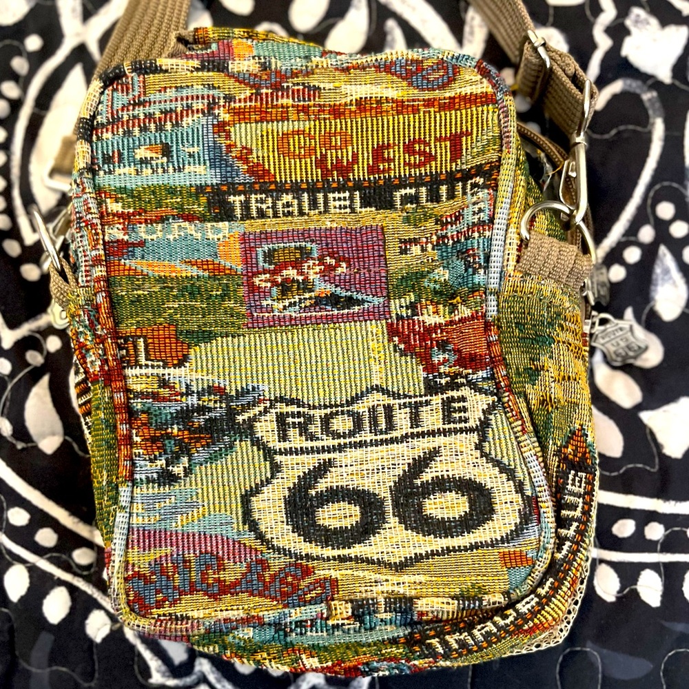 ROUTE 66 crossover bag with coin purse